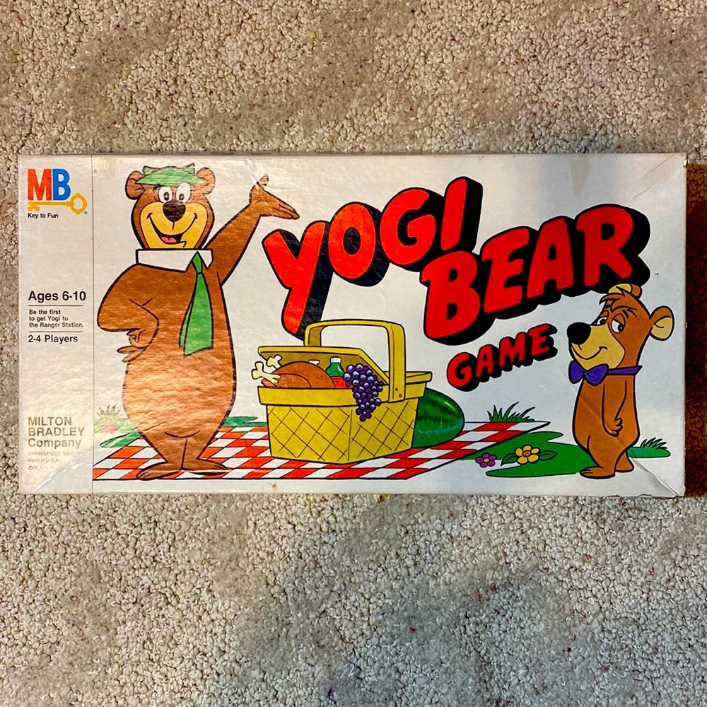 Yogi Bear Board Game 1980 Complete